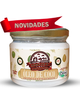 Óleo de Coco Extra Virgem Orgânico Produtos Armazém Sustentável